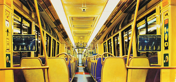 Quiet Carriage by K D De Silva | Lethbridge Gallery